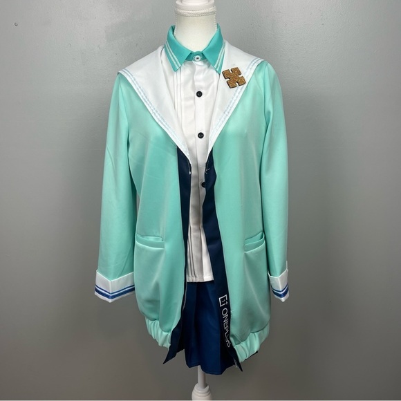 6 piece Sucrose Genshin Impact video game cosplay outfit, medium. - Picture 1 of 11
